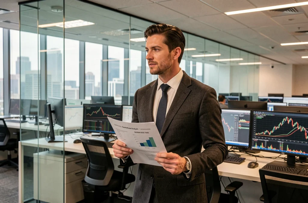 Analyste quantitatif issu du master El Karoui travaillant sur un bureau de trading dans une grande banque d'investissement
